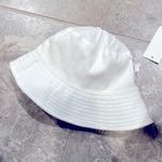 Jenni NEW  Reversible Terry Cloth Hat Navy White Stripe One Size New w/Tag Photo 2