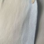 Vintage 70s Miss Holly Light Blue Textured Crepe Pointy Collar Button Shirt M 34 Size M Photo 4