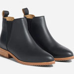 Brand New Nisolo Women's Size 6.5 Everyday Black Leather Ankle Booties Boots Photo 0