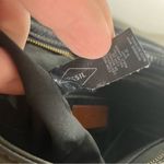 Fossil  Harper flap crossbody bag black leather brown leather strap medium size Photo 7