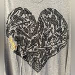 Lauren Moshi  Gun Heart Women’s Grey Scoop Neck Mini Dress Size XS Photo 2