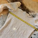 Revolve  SNDYS Gingham Courtney Dress in Cream Size 8‎ Smocked Midi Photo 9