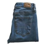 American Eagle -HIGH RISE JEGGING-SIZE 2R High rise jegging blue jeans, has stretch, size 2R, excellent condition Measurements: Waist: side to side 14 inches Rise: 9 inches Inseam: 26 1/2 inches Photo 1