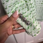 ZARA  Tweed Green Blazer Photo 9