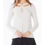 BCBGMAXAZRIA  Adrean Twist Front Long Sleeve Top Women’s Size Large New w/ tags! Photo 0