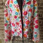 Harvé Benard Harve Bernard Ladies Butterfly Floral Jacket EUC Photo 2