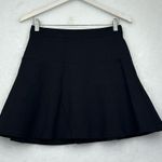 Banana Republic Ponte Fit and Flare Knit Black Mini Skirt Women’s Sz 2 Photo 0