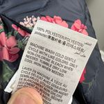 Charter Club Womens Plus Size 2X Reversible Navy Floral Puffer Jacket Zip Front Photo 4