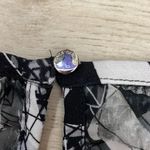 Vince Camuto Black & White Geometric Print High Low Midi A-Line Dress Size M Photo 14