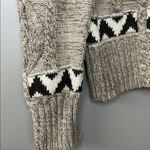 Ralph Lauren Polo Chunky Cable Knit Pullover Crewneck Sweater Large Brown Tan Photo 3