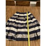 Eliza J mettalic stripe jacquard Embellished faille Rhinestone top & skirt set 6 Photo 3