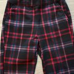 SO  Red and Black Plaid High Rise Leggings with Elastic Waistband Size XS Photo 1