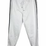 Boston Proper  White Side Stripe Jogger Track Pants Photo 0