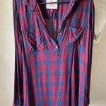 SO  Plaid Shirt Dress Photo 0