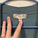 Pink republic  Teal Open Front Cardigan Knit Size XL EUC Photo 4