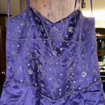 City Triangles Purple formal 20 xxl 19/20 beaded bodice ruched full skirt strapless ball gown Photo 1