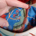 Iron Yokai Erin Sports Bra & Legging Matching Set Gym Floral Bird Red Medium Photo 9