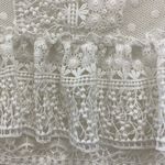 Topshop  Women’s white lace long sleeve bodysuit size 4 Photo 4