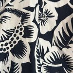 CHAPS Womens No Iron Blue White Print Long Sleeve Cotton Blouse Large Floral Photo 2