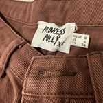 Princess Polly Brown Denim Shorts Photo 1