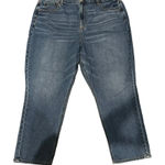 American Eagle High Rise Dark Wash Mom Jeans Size 20 Short Photo 0