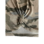 Aeropostale  Long Sleeve Top Womens Size M Camo Distressed Round Neck Ruched Photo 5