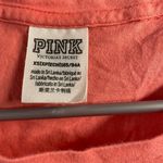PINK - Victoria's Secret Pink Brand Cropped Tee with Mesh Accents XS Salmon Coral Photo 3