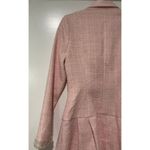 S'Edge Macy Tweed Mini Dress Light Pink Size Small NWT Faux Leather Details Photo 7