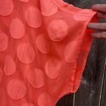 La Blanca NWT Mod for Dot Cover-Up / Top Hot Coral Size Large Photo 3