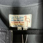 Free People SANDRINE ROSE Black Zip Bomber NWT in Medium Photo 2