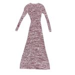 Anna Quan Charissa Long Sleeve Rib Knit Sweater Maxi Dress Mulberry AU 6 $360 White Size undefined Photo 5