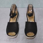 Fly London Yake Leather Wedge Sandals in Black– Size 41 (US 10-10.5) – EUC Photo 2