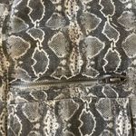 BLANK NYC snakeskin cropped jacket lightweight zipper front size medium Photo 7