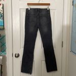 Free People Straight Raw Hem Gray Denim Jeans Size 26 EUC Bohemian boho Photo 4