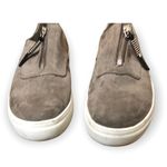 Madden Girl Womens gray Madden kudos sneaker with top zipper. Slip ons. Photo 2