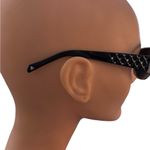 Brighton  Kiss Black Sunglasses European Crystal Embellished Gold Hardware No Box Photo 6