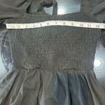 Princess Polly black tie back smocked cut out mini dress size 4 Photo 5