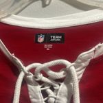 Chiefs long sleeve Vneck tie front shirt Red Size XS Photo 3