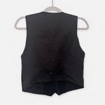 Aritzia  Babaton Black City Wool Playbook Boxy Relaxed Vest Top Minimalist Small Photo 5