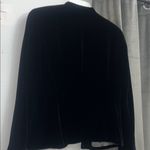 Ann Taylor Petites Black fitted Velvet Blazer Vintage style Size Small/Medium Photo 9