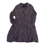 Madewell Balsam Tie-Neck Dress in Starry Night Photo 2