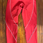 Old Navy  Red Leggings with White piping Photo 0
