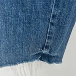 We The Free  Blue Slim Boyfriend Distressed Raw-Hem Stretch Skinny Jeans Denim Photo 2