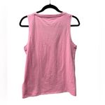 J.Crew Light Pink V-Neck Tank Top Slub Cotton NEW Size Small Photo 3