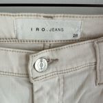 IRO  Bone Distressed Stretch Denim Jeans Photo 4