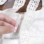 Free People • Hooked On Bodysuit crochet lace cream ivory white boho festival Photo 3