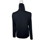 Worth New York Zip Front Black Long Sleeve Turtleneck Top Medium Photo 5