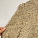 Anthropologie Tokyo Map Beige Wool Cardigan Sweater Womens M Boho Structured Photo 12