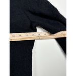 Talbots Women 100% Cashmere Sweater Crewneck Size Medium Black Preppy Holiday Photo 3