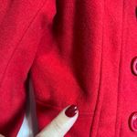 Body Central  Large Red Double Breasted Pea Coat Women's Warm Winter Jacket Photo 4